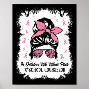 Affiche Conseiller scolaire Messy Bun Bun Sensibilisation