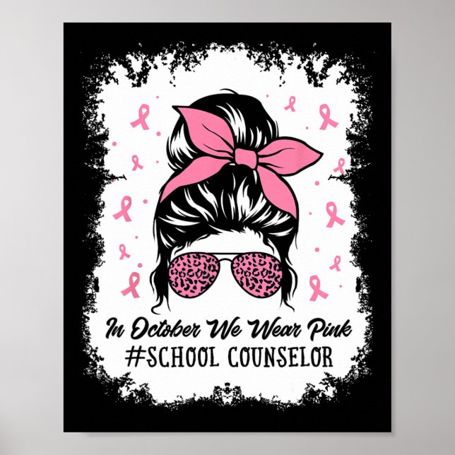 Affiche Conseiller scolaire Messy Bun Bun Sensibilisation  (Devant)