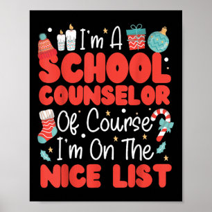 Affiche Conseiller Scolaire Noël, Je Suis Conseiller Scola