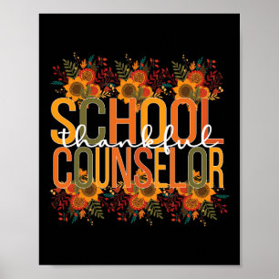 Affiche Conseiller scolaire Thanksgiving Conseil scolaire