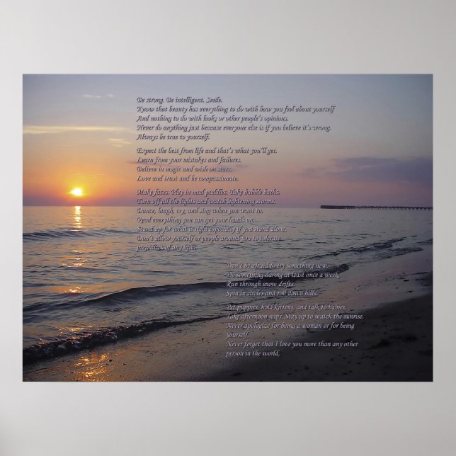 Affiche Conseils de mère à fille sur l'affiche de Sunset B (Devant)