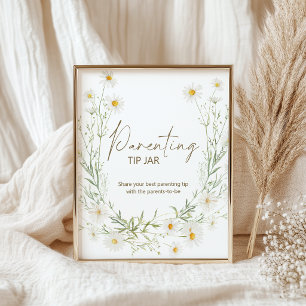 Affiche Conseils de parenting doux comme un pétale de marg