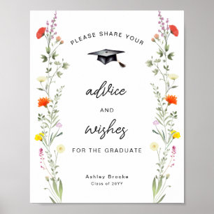 Affiche Conseils et voeux pour le Fleur sauvage diplômé