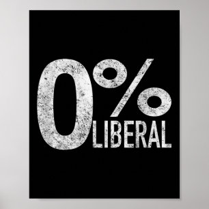 Affiche Conservateur par Design Tee Company Anti-libéral