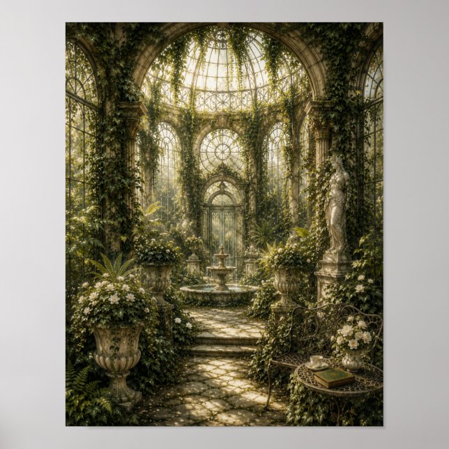 Affiche Conservatoire de l'Ivy émeraude Mur botanique vint (Devant)