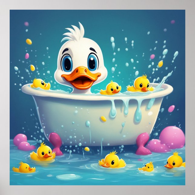 Affiche Conserver la conception ou la conception de Canard (Devant)