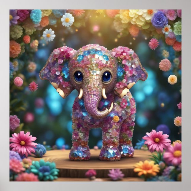 Affiche Conserver la conception ou la conception d'Elephan (Devant)