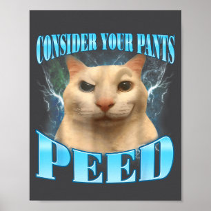 Affiche Considérez que votre pantalon a fait pipi drôle de