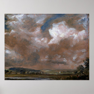 Affiche Constable - Crête de Harnham Salisbury