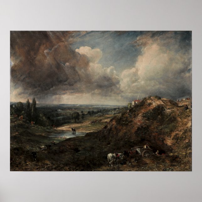 Affiche Constable - Étang de Branch Hill Hampstead (Devant)