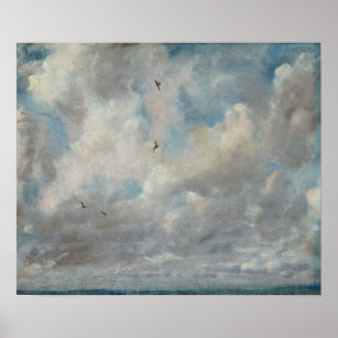 Affiche Constable - Étude Cloud