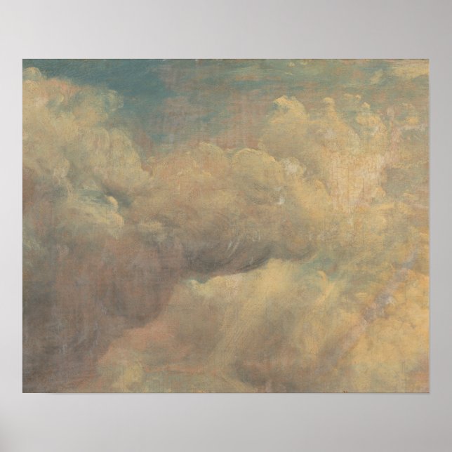 Affiche Constable - Étude de Nuages (Devant)