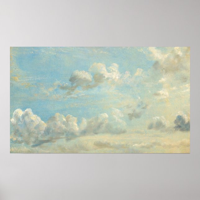 Affiche Constable - Étude de Nuages (Devant)