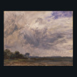 Affiche Constable - Étude D'Un Ciel Nuageux<br><div class="desc">Etude de A Cloudy Sky par John Constable. Pour plus d'images prêtes à l'affiche de Zedign Art Series Book 168 "John Constable - Peintures & Dessins Vol 1",  visitez https://books.zedign.com/zas/168.html</div>