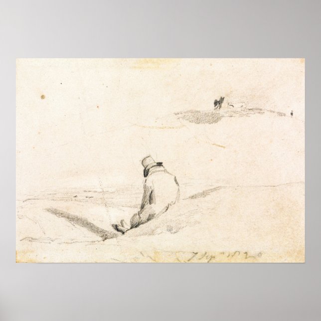 Affiche Constable - Hampstead Heath (Devant)