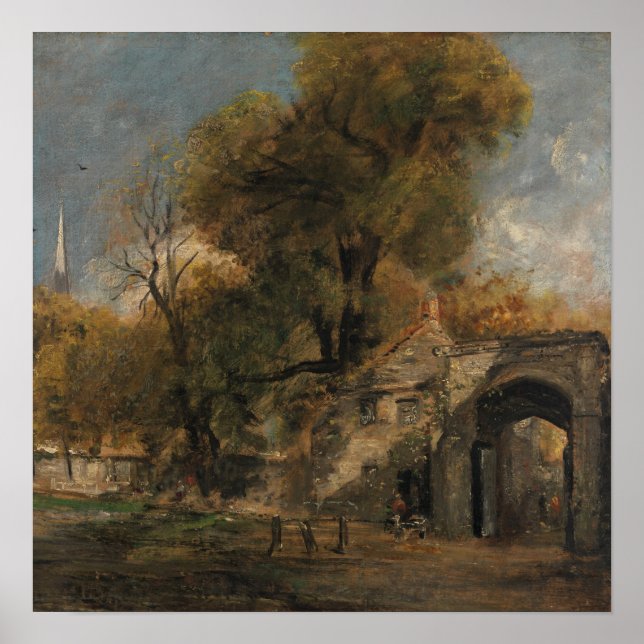 Affiche Constable - Harnham Gate, Salisbury (Devant)