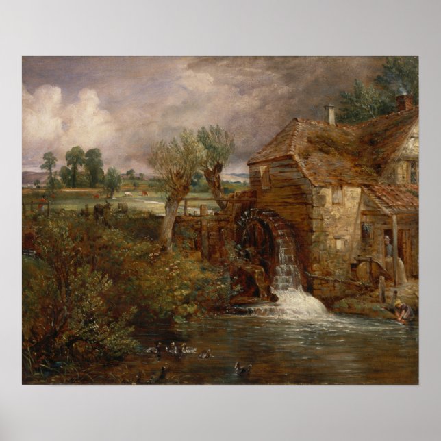 Affiche Constable - Parham Mill Gillingham (Devant)