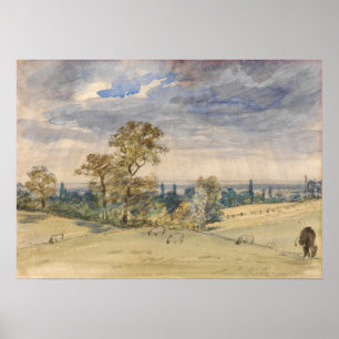 Affiche Constable - Paysage de Suffolk