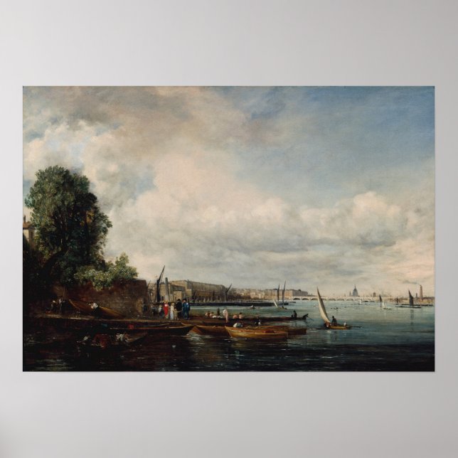 Affiche Constable - Pont de Waterloo (Devant)