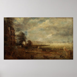 Affiche Constable - Pont Waterloo Vu De Whitehall