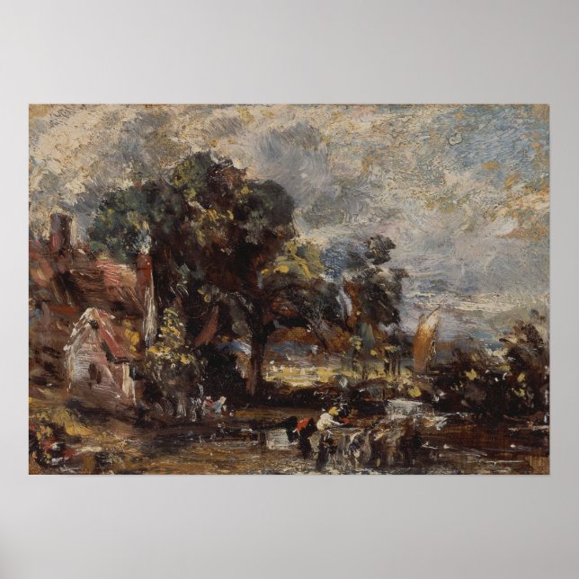 Affiche Constable - Sketch For The Haywain (Devant)