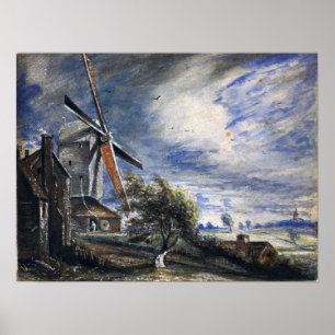 Affiche Constable - Un moulin près de Colchester
