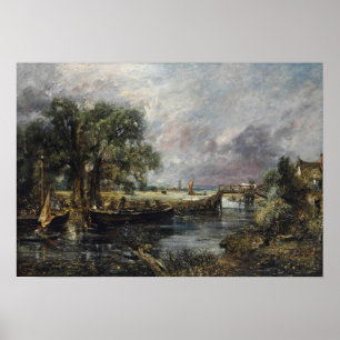 Affiche Constable - Vue Sur La Pierre Près De Dedham