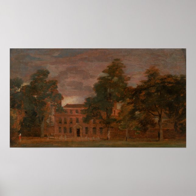 Affiche Constable - West Lodge East Bergholt (Devant)