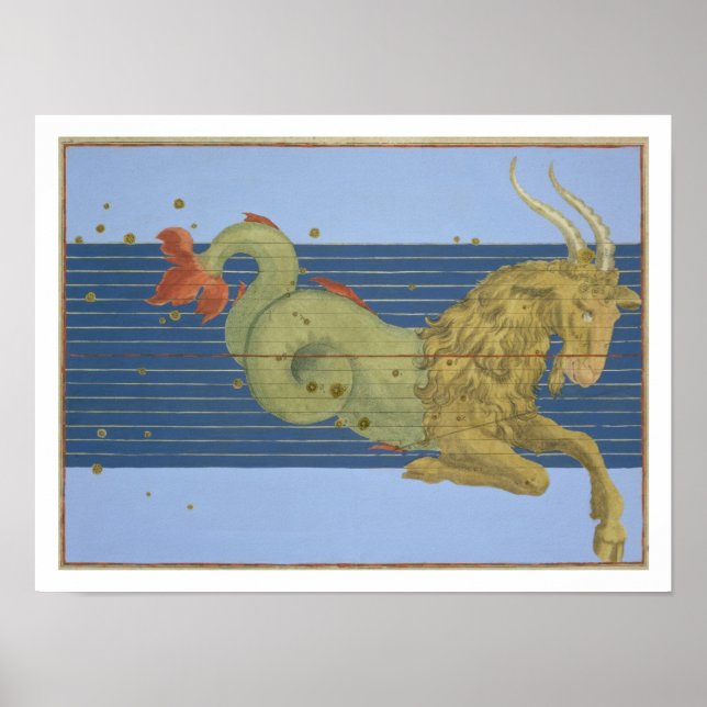 Affiche Constellation de Capricorne, de 'Uranometria' par (Devant)