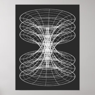 Affiche Constellation de fil de fer en vortex