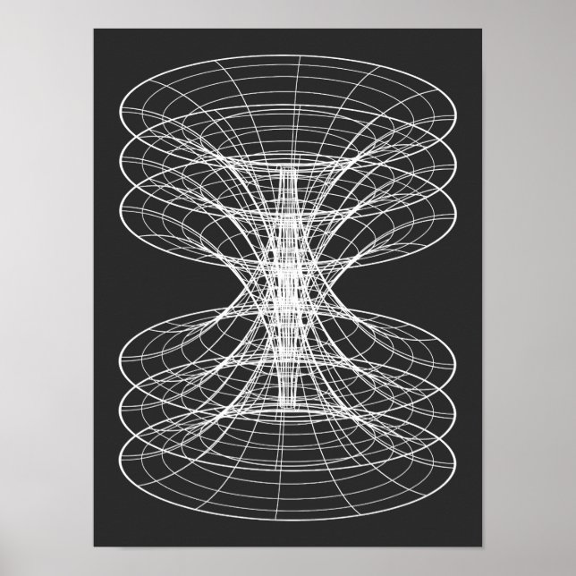 Affiche Constellation de fil de fer en vortex (Devant)
