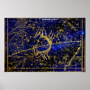Affiche Constellation du Cancer