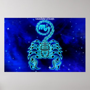 Affiche Constellation du Scorpion