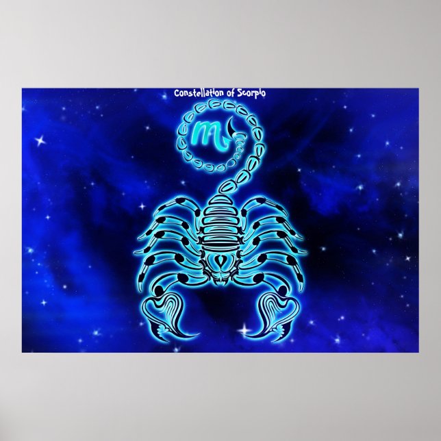 Affiche Constellation du Scorpion (Devant)