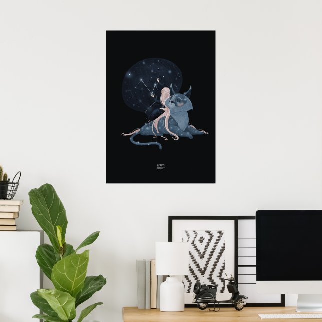 Affiche CONSTELLATION LYNX par Alexandra Dikaia (Bureau à domicile)