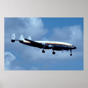 Affiche Constellation superbe de Lockheed L-1049