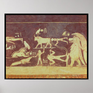 Affiche Constellations, de la chambre funéraire
