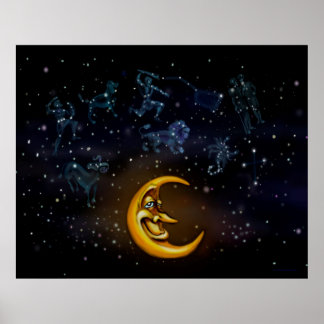 Affiche Constellations de lune