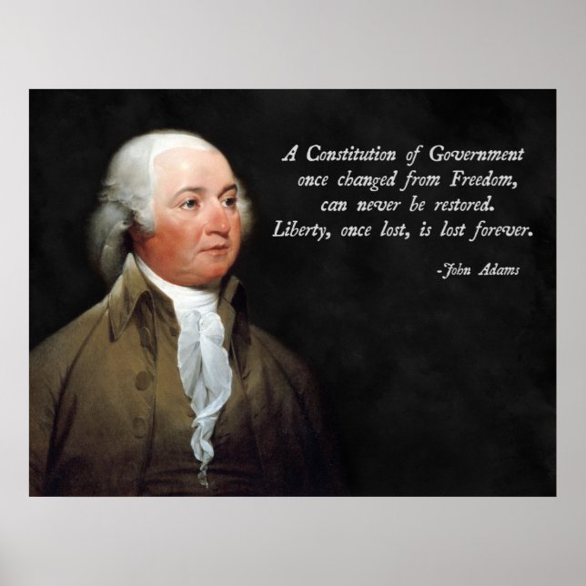 Affiche Constitution de John Adams (Devant)