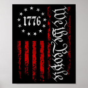 Affiche Constitution Du Drapeau Américain Du Patriotique A