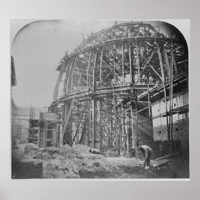 Affiche Construction du British Museum Reading (Devant)