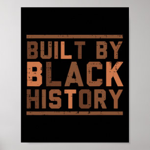Affiche Construit Par Black History Bhm African Prith Mont