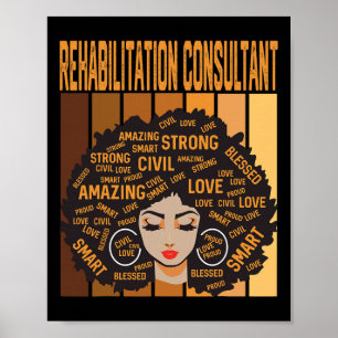Affiche Consultant en réadaptation Mois de l'histoire des