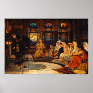 Affiche Consulting the Oracle by John William Waterhouse