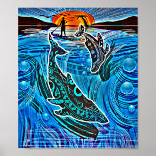 Affiche Conte de baleines