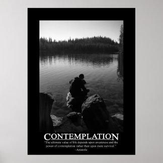 Affiche Contemplation