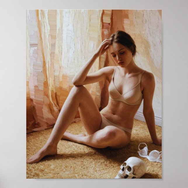 Affiche Contemplation de la vie et mortalité (Devant)
