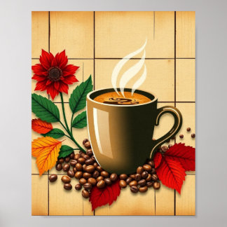 Affiche Contemporary Café Wall