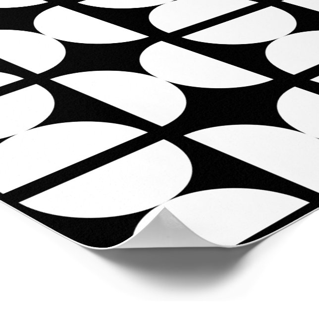 Affiche Contemporary Mid-Century Modern Geometric (Coin)