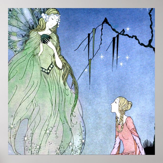 Affiche « Contes de fées français anciens » de Virginia Fr (Devant)
